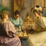 victoriaanse tea ladies
